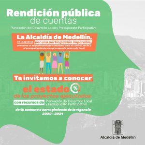 Afiche de Rendición de Cuentas Alcaldía de Medellín