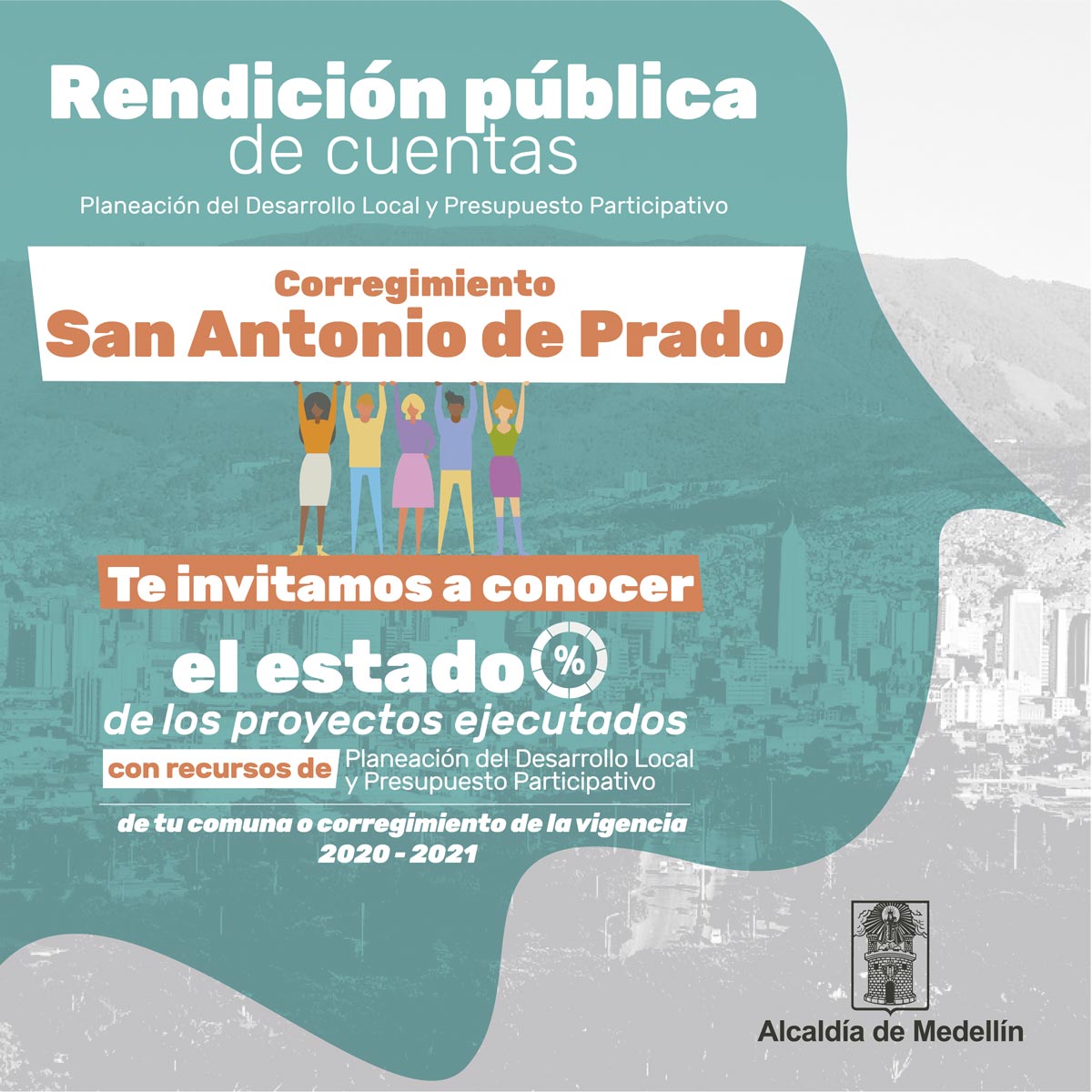 Afiche de Rendición de Cuentas San Antonio de Prado