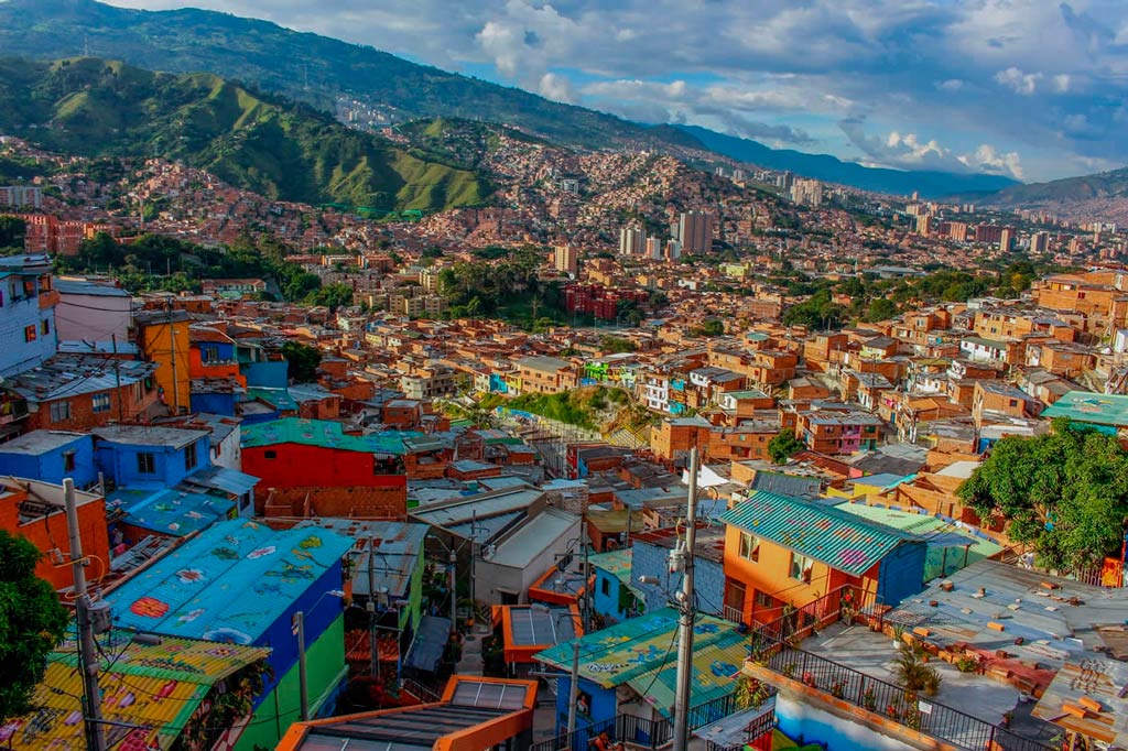 Panorámica de Comuna 13, Medellín