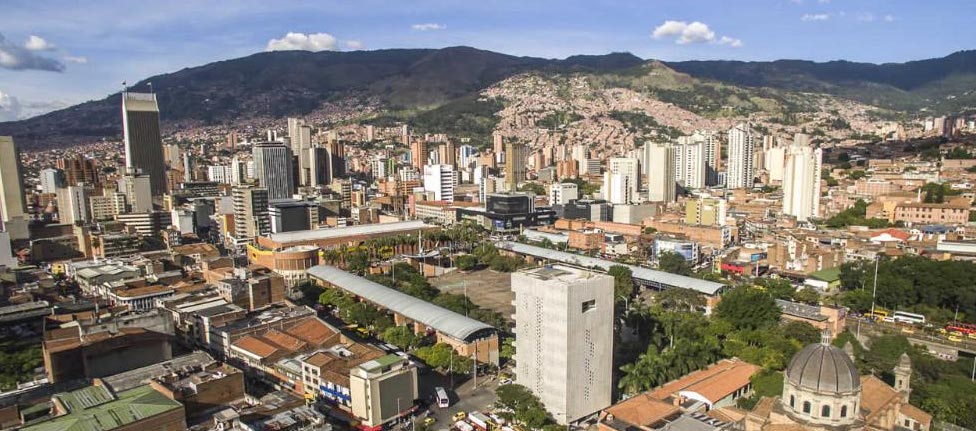 Vista de Medellín Antioquia