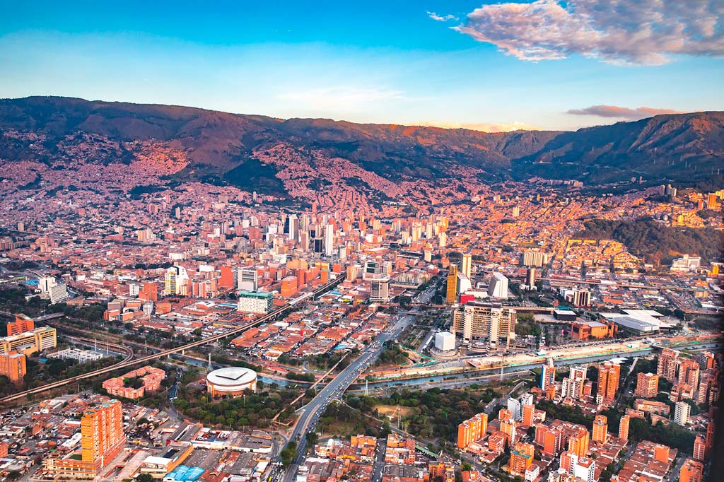 Vista a Medellín