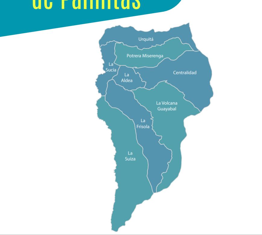 Mapa Corregimiento San Sebastián de Palmitas
