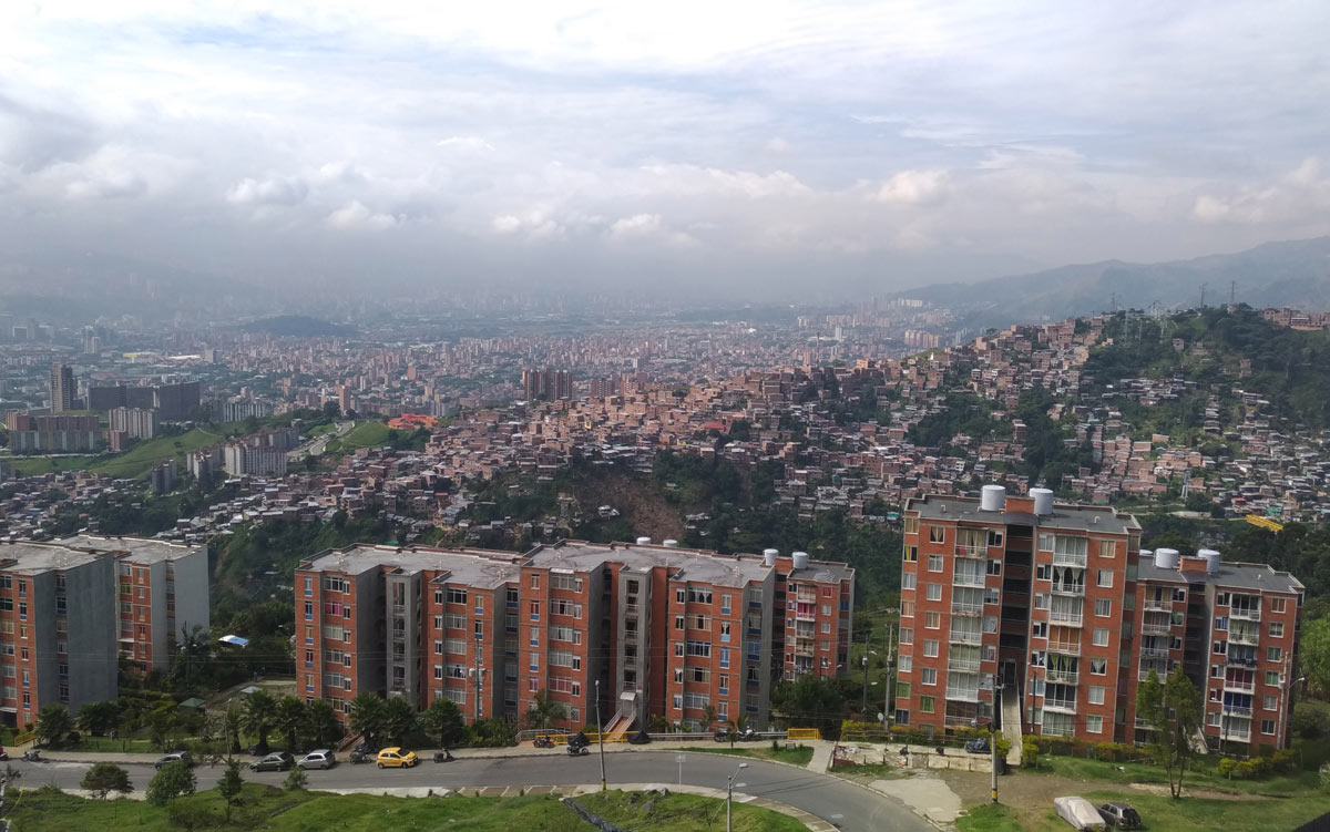 Zona residencial en Medellín