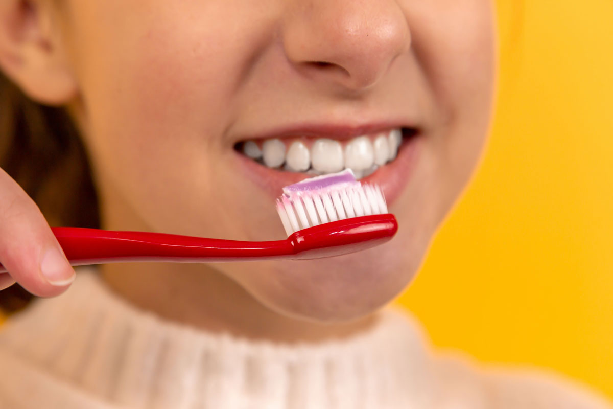 Lavado de dientes para la salud oral