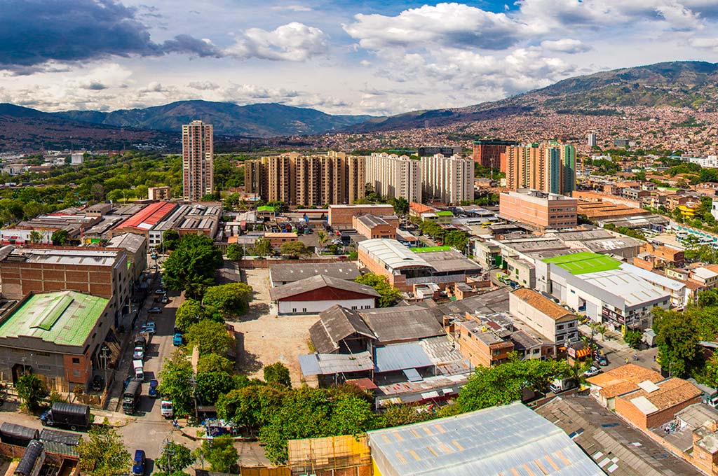 Panorámica de Medellín, sector El Chagualo