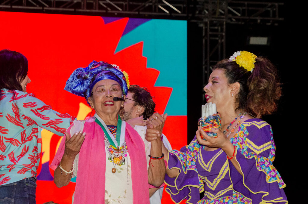 Escenario Conexión - Festival de Étnias. Homenaje a "Toto La Momposina". Foto Carlos Vidal