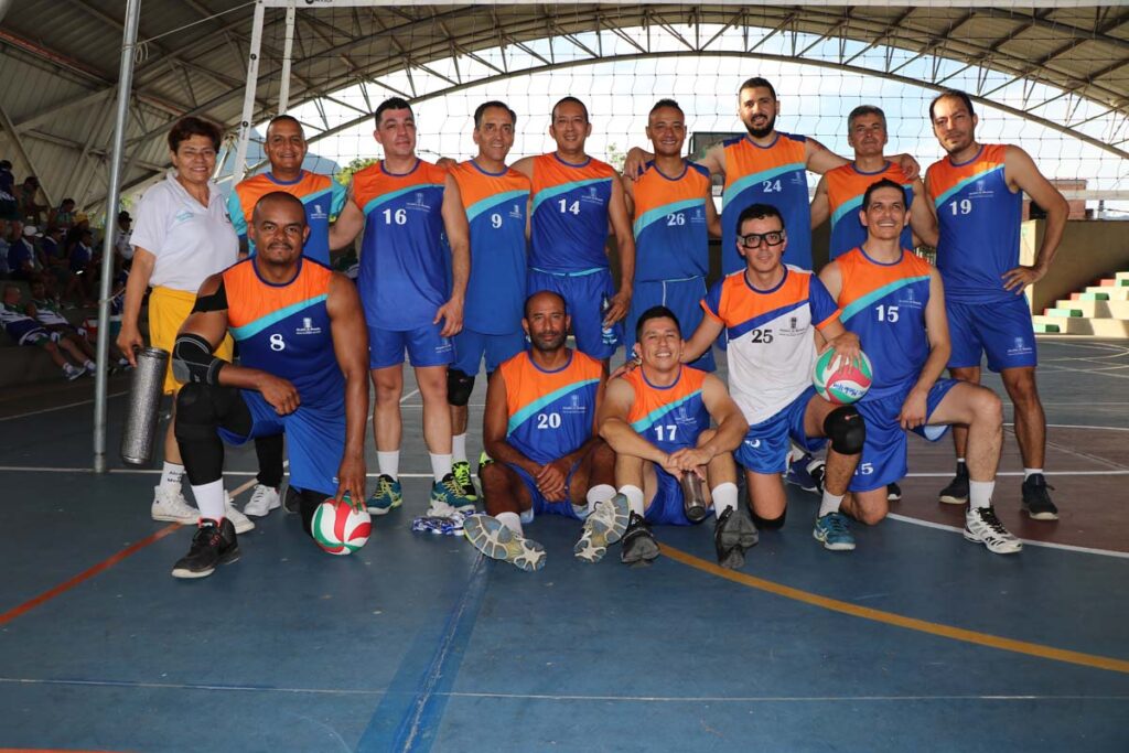 Equipo de Voleibol Masculino. Foto Juan F. Gallego.