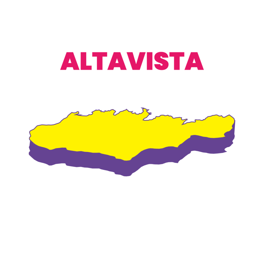 Mapa Altavista