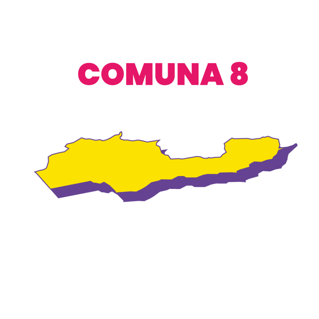 Mapa Comuna 8