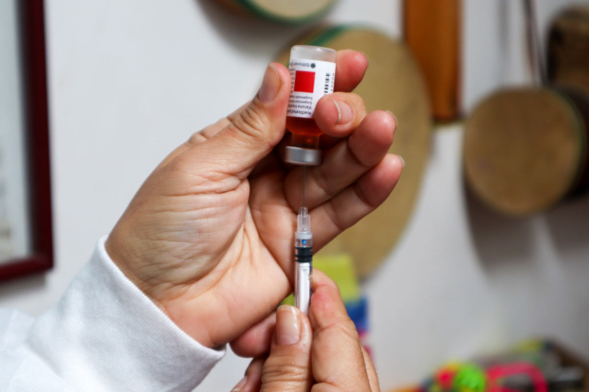 Vacunas contra sarampión y rubéola