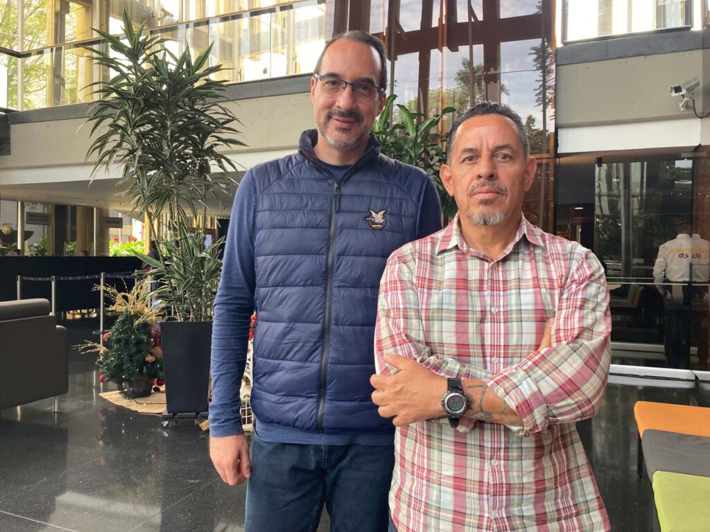 Óscar Alonso Buriticá Cadavid y Feedy Tabares Patiño, emprendedores de Click Urbano.