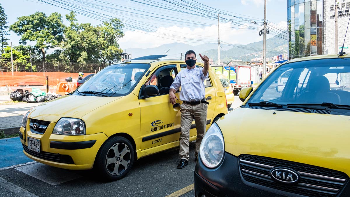 Taxis en Medellín
