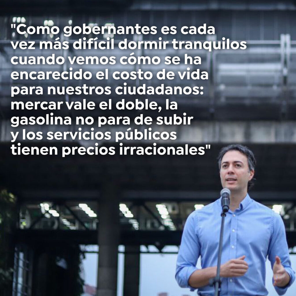 Alcalde de Medellín, Daniel Quintero, congelará tarifa de servicios públicos.