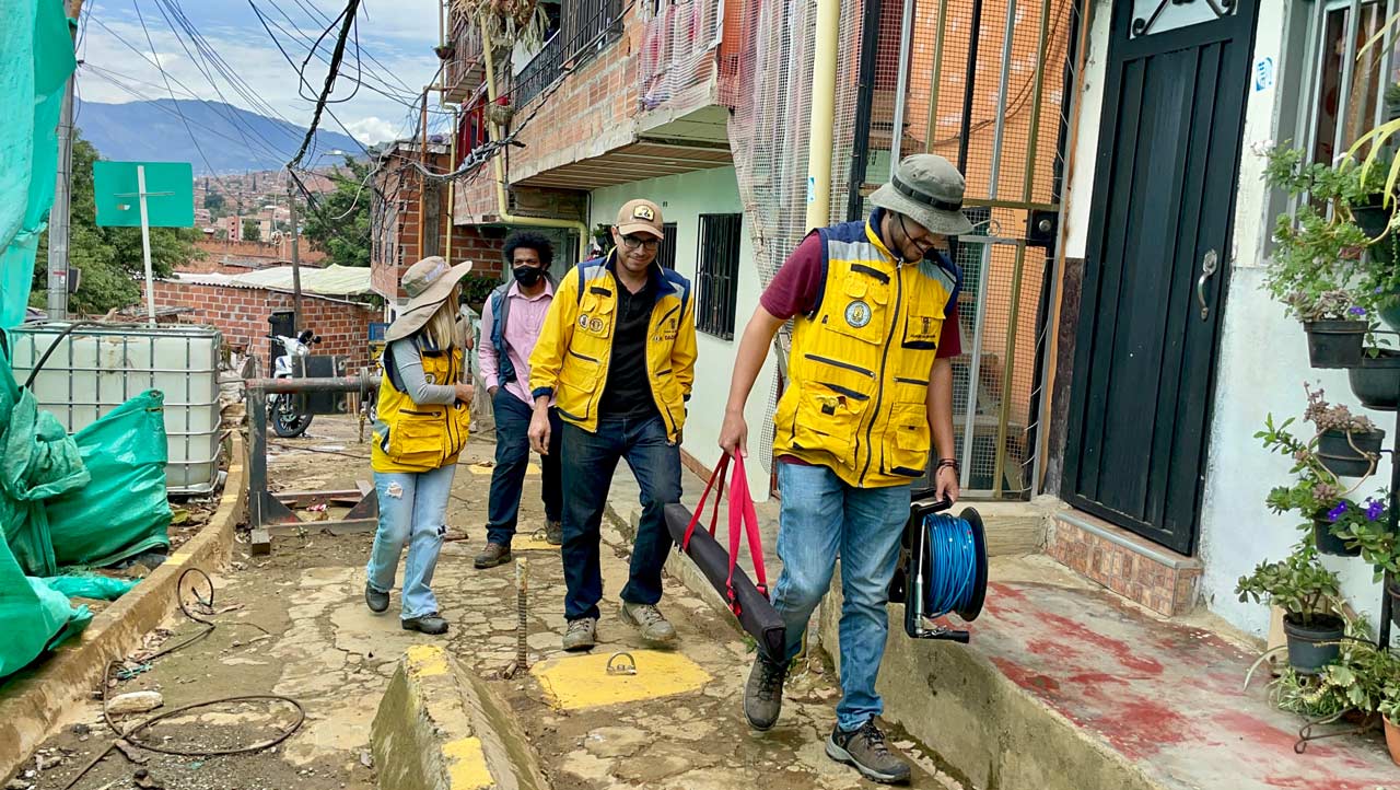 Con monitoreo constante a 27 puntos críticos, Medellín reduce el riesgo de desastres por movimientos en masa