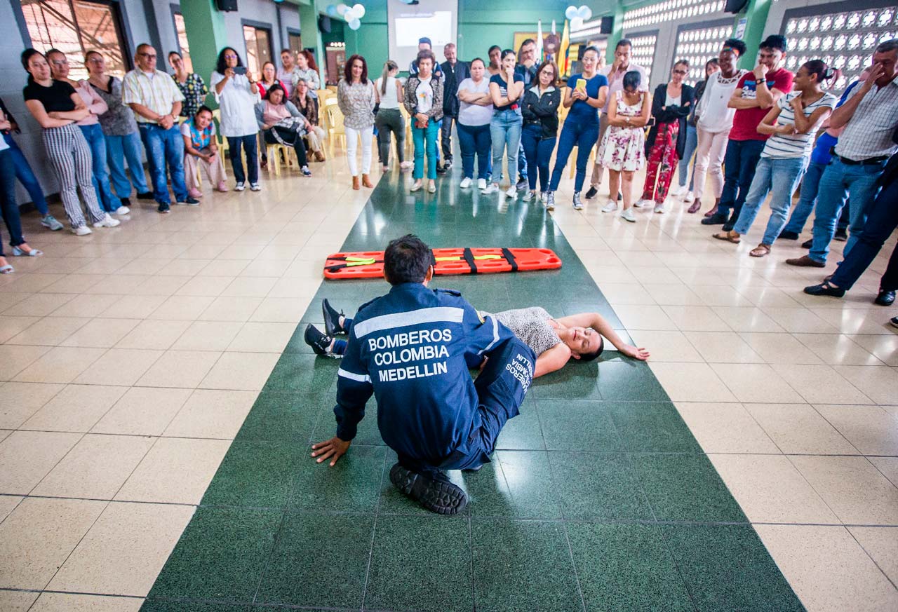 317.000 ciudadanos se han capacitado en gestión del riesgo de desastres en Medellín, en los últimos tres años