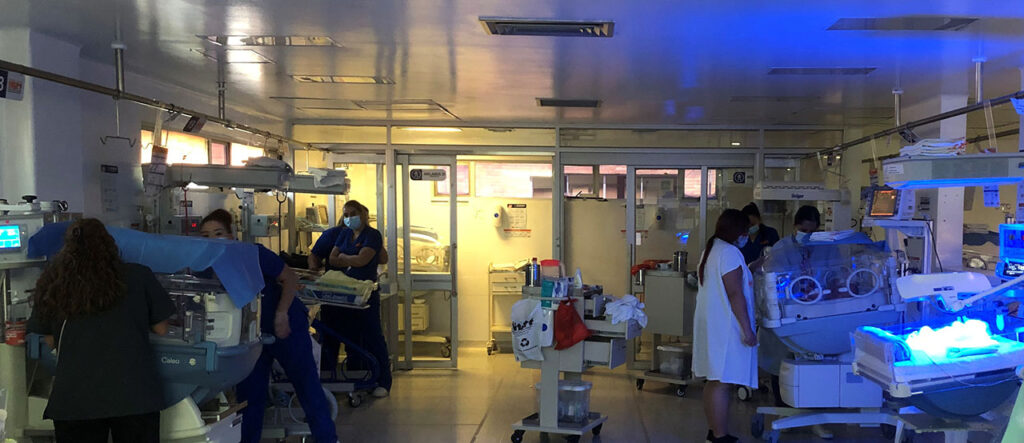 Sala de neonatos Hospital General de Medellín