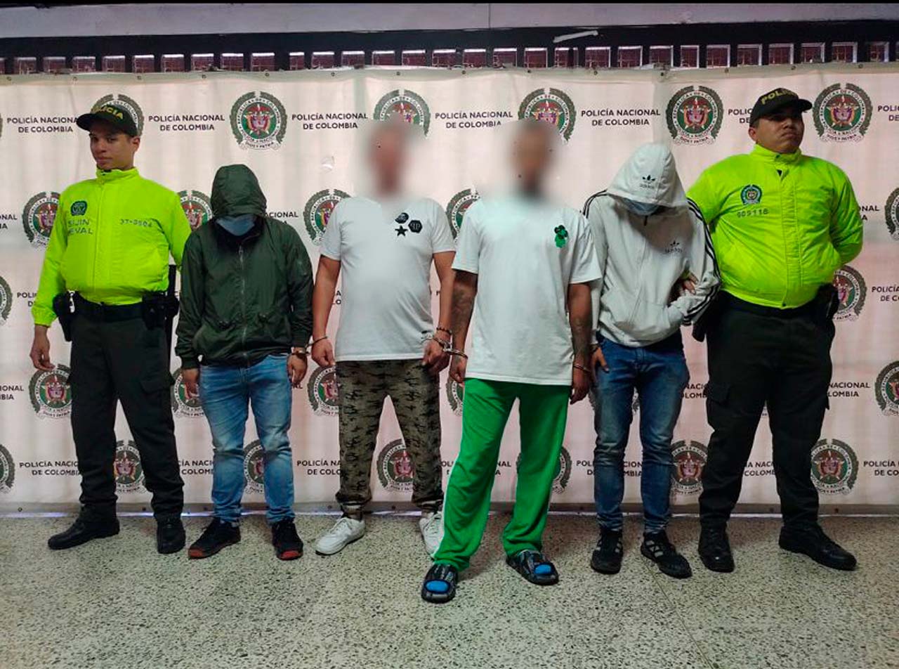 Operaciones contra delitos de homicidio y hurto dejan siete capturas en Medellín