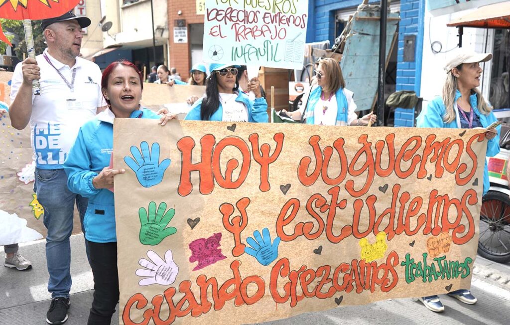 Prevención y protección contra el trabajo infantil en Medellín