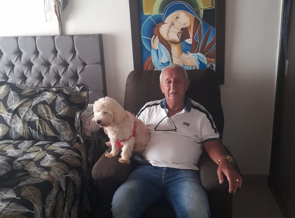 Deportivo Independiente Medellín Giraldo Zuluaga y su perro