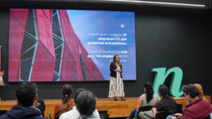 Imagen de directiva de Ruta N en evento