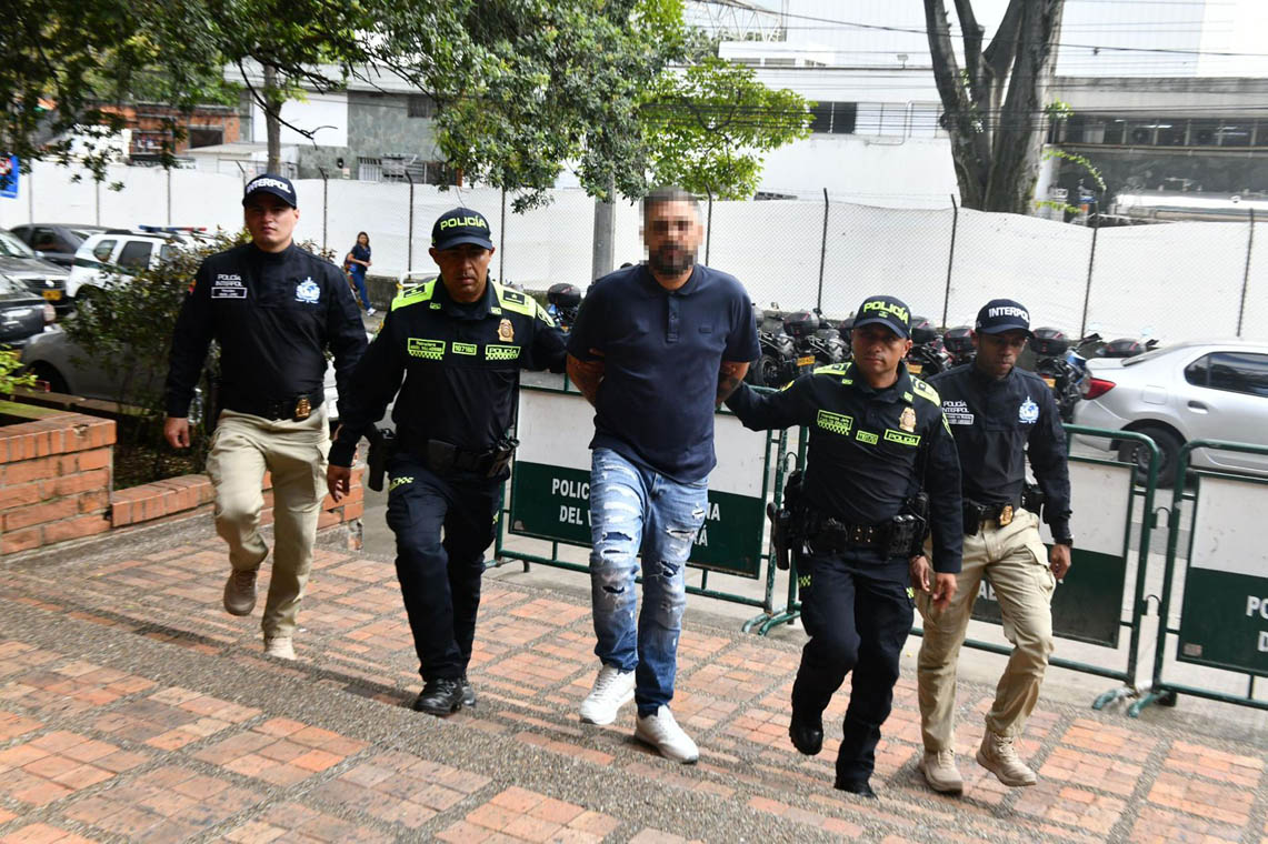 Imagen de capturado por Interpol