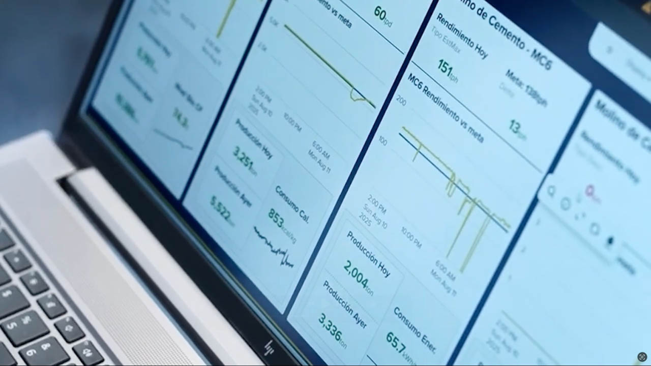 Imagen de monitor con datos