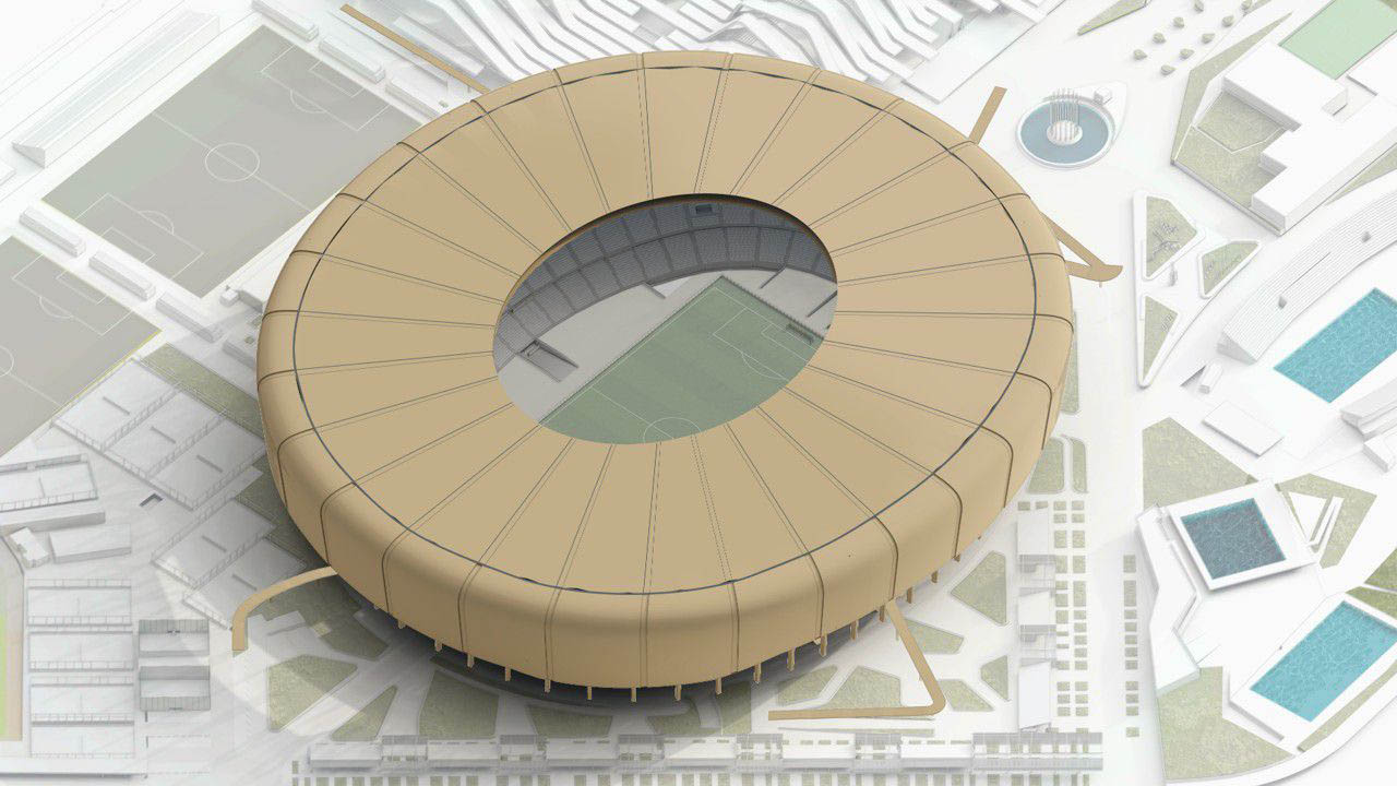 Render de renovación del Estadio Atanasio Girardot