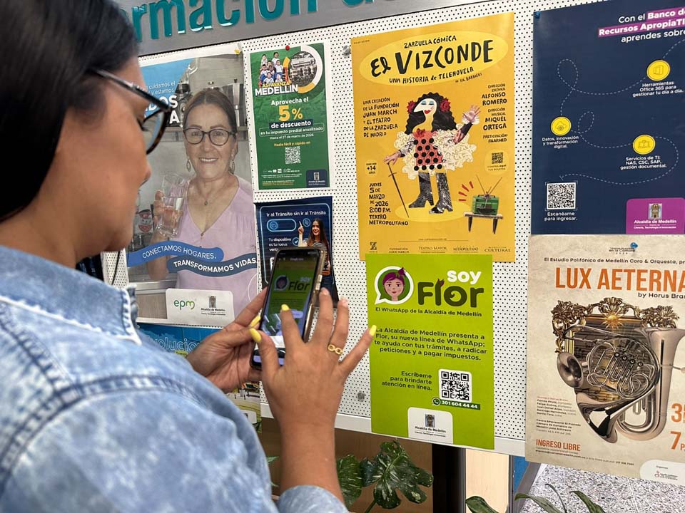 Imagen Flor, el canal de WhatsApp de la Alcaldía de Medellín (3)