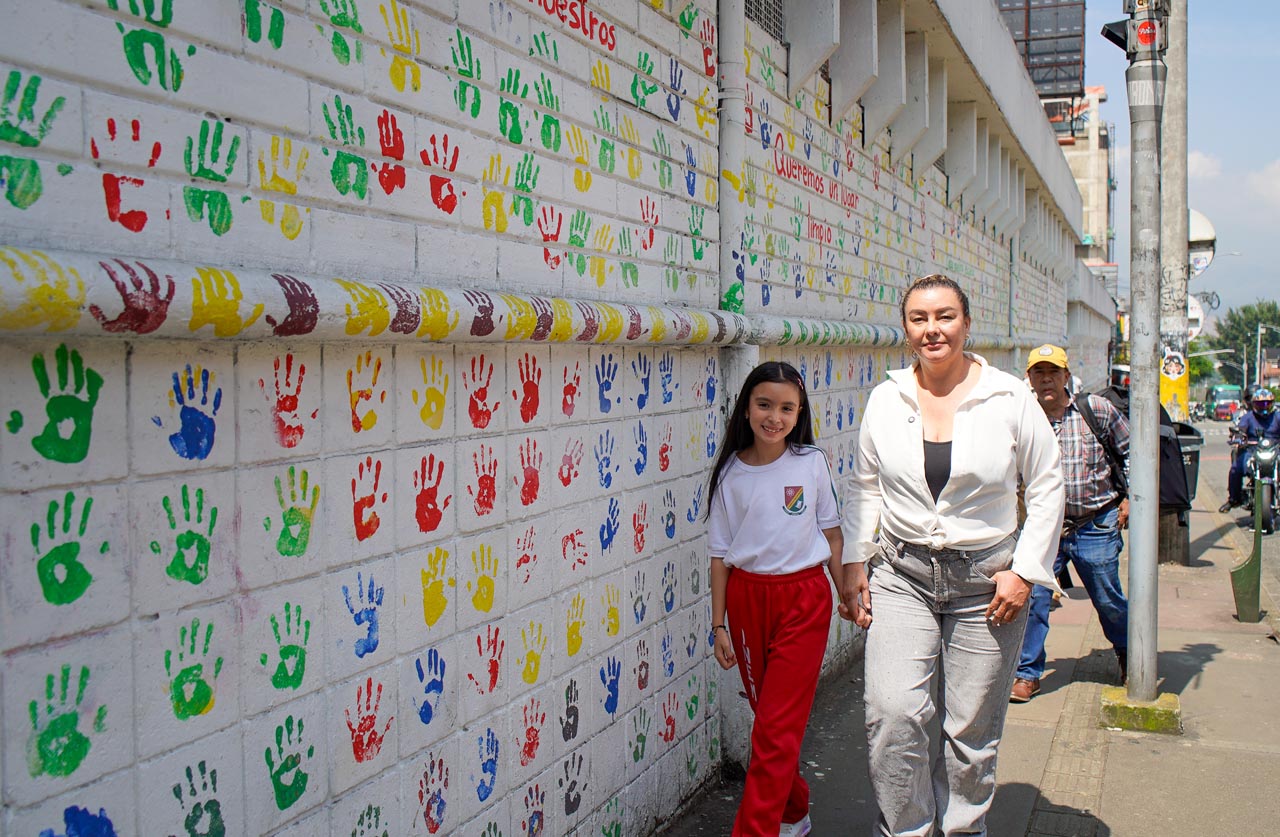 Mural en el INEM