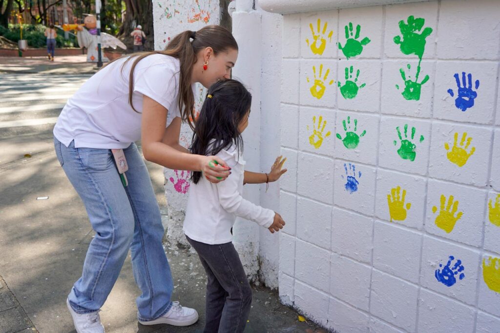 Mural en el INEM