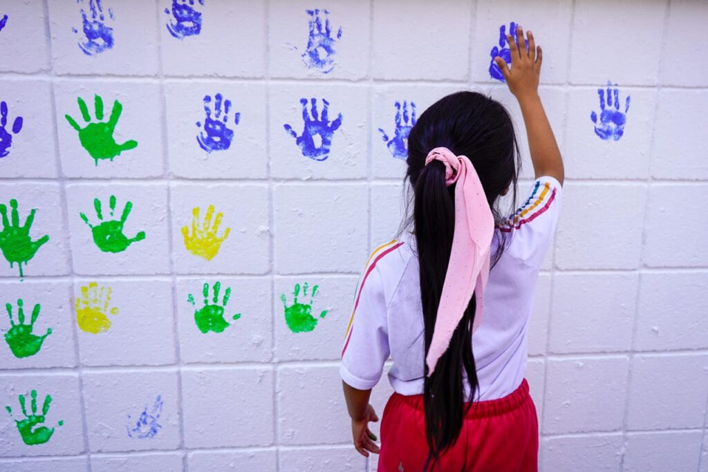Mural en el INEM