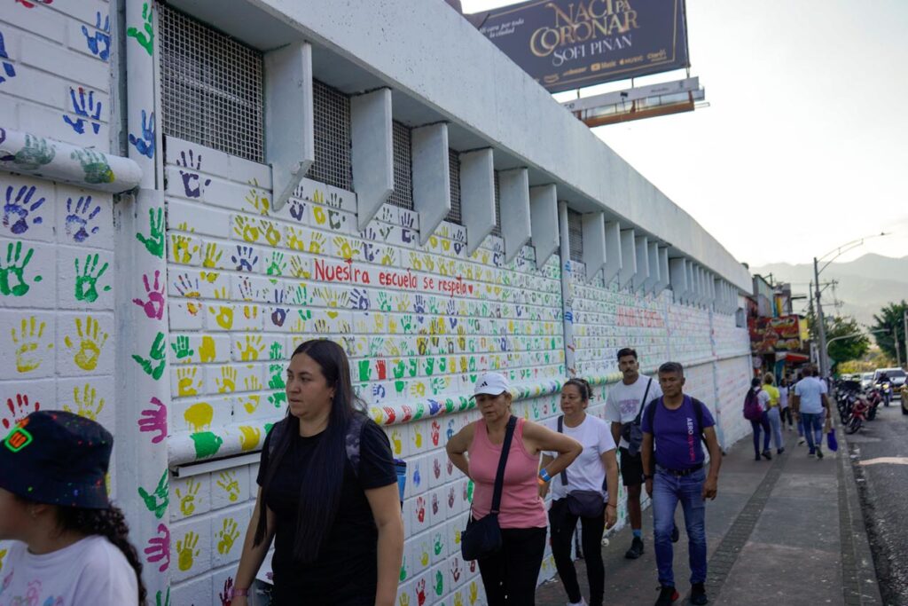 Mural en el INEM