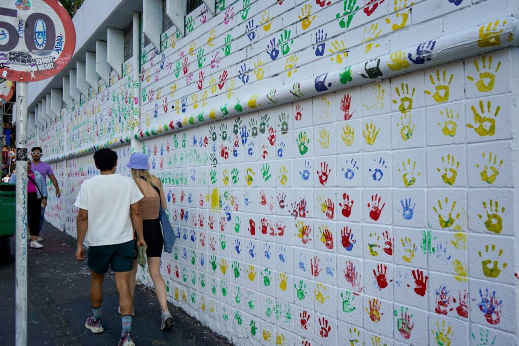 Mural en el INEM