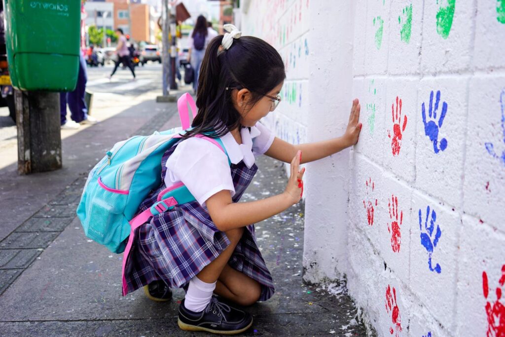 Mural en el INEM