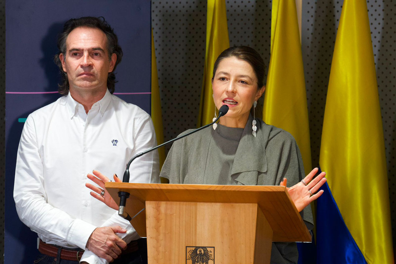 Alcalde de Medellín Federico Gutiérrez y primera dama Margarita Gómez Imagen Alcalde de Medellín Federico Gutiérrez y primera dama Margarita Gómez(5)