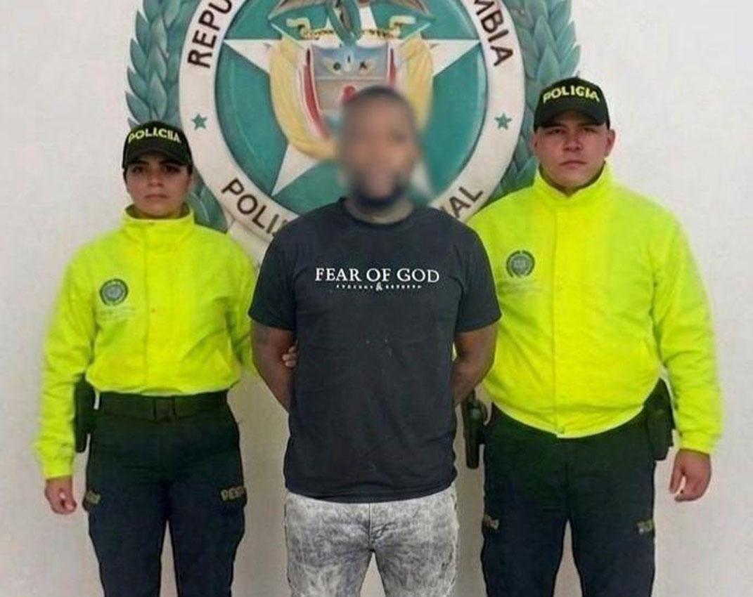 Imagen captura policía porte de armas y trata de personas (2)