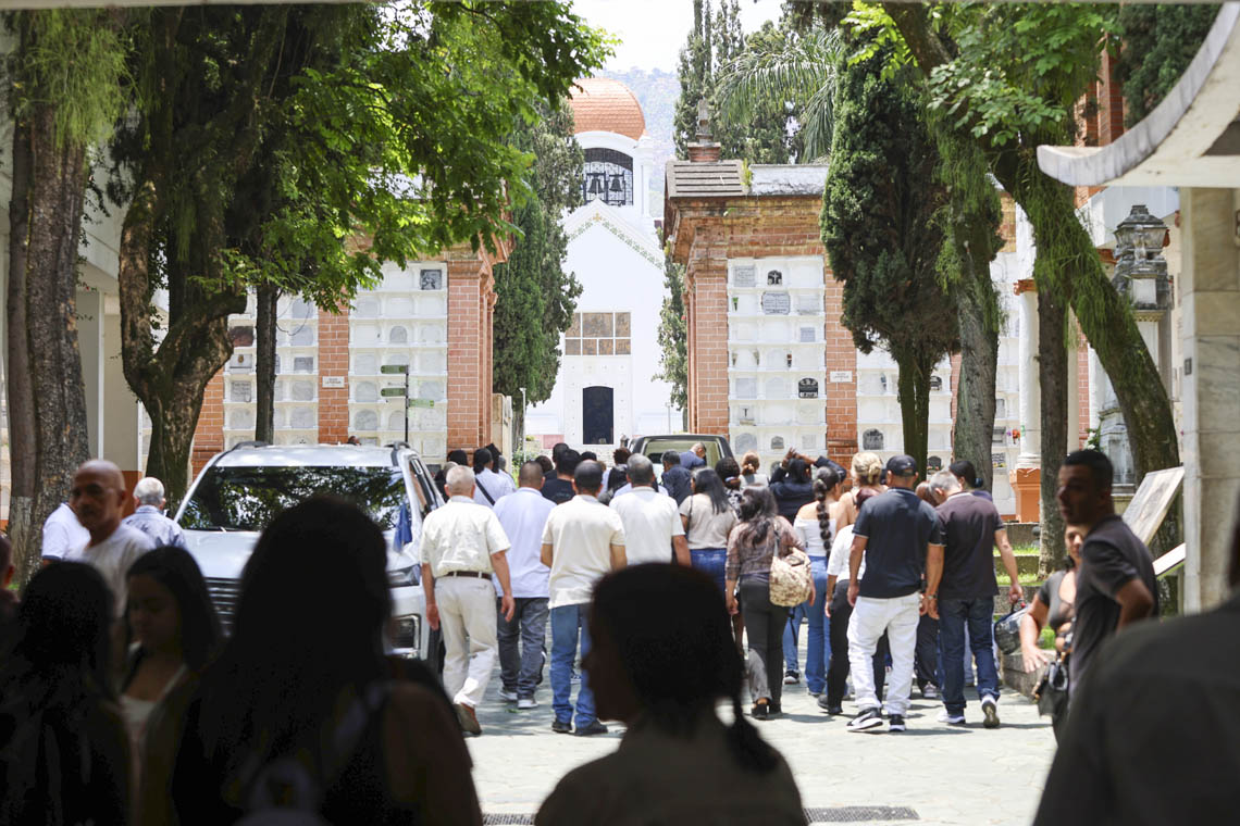 Imagen de un entierro en el Museo Cementerio San Pedro