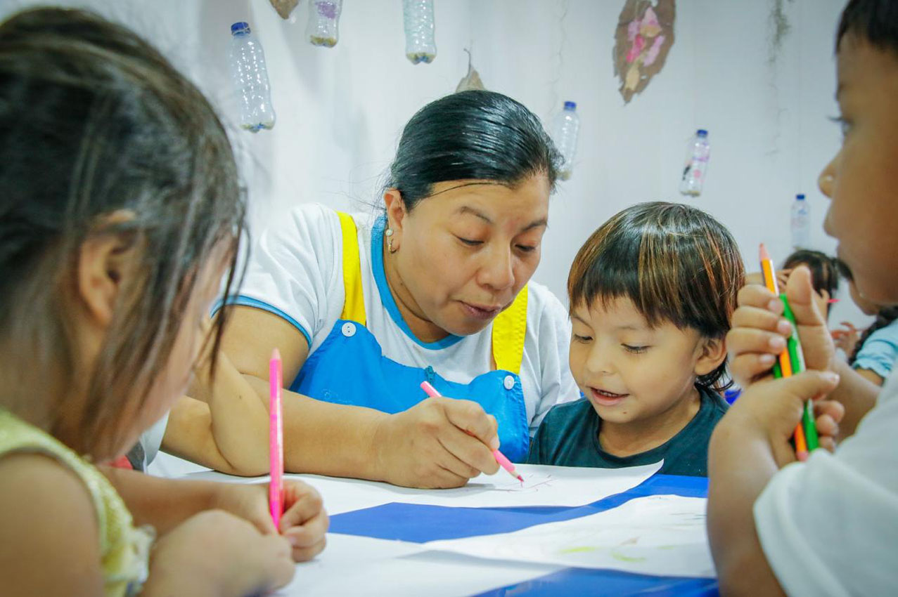 Imagen niñas y niños indígenas gozan de sus derechos con el programa Buen Comienzo (2)