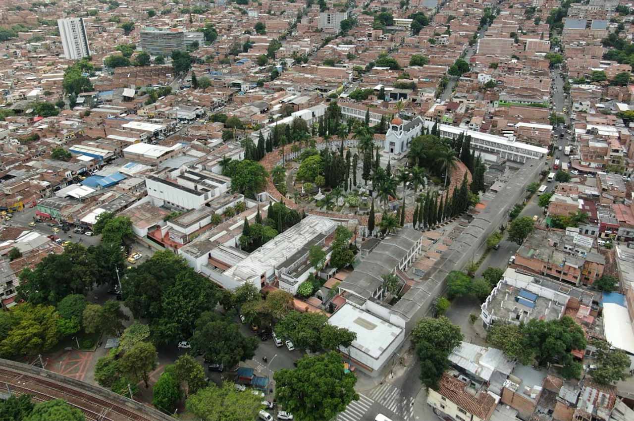 Imagen panorámica del Museo Cementerio San Pedro