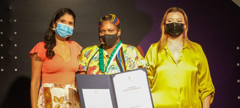 La Alcaldía de Medellín reconoció el liderazgo de las mujeres a través del Galardón Honorífico Medalla al Mérito Femenino 2021