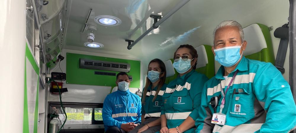 Medellín ahora cuenta con ambulancia medicalizada para la atención de emergencias en salud mental las 24 horas