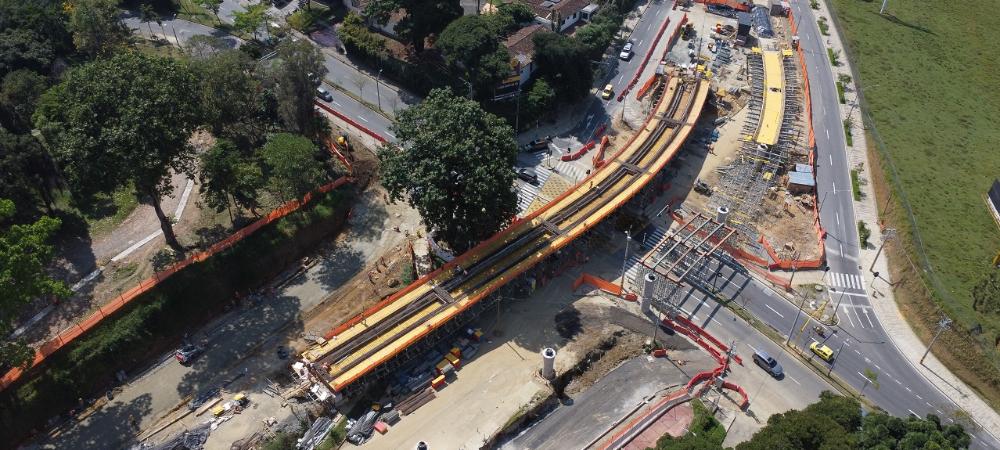 Las obras de la segunda calzada de la Avenida 34 avanzan en un 56 % y el vaciado del puente oriental inició cinco meses antes de lo previsto